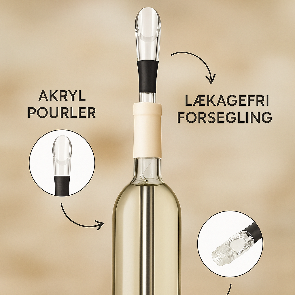Deluxe Vin Køler – Hold Vinen Perfekt Tempereret i Timevis